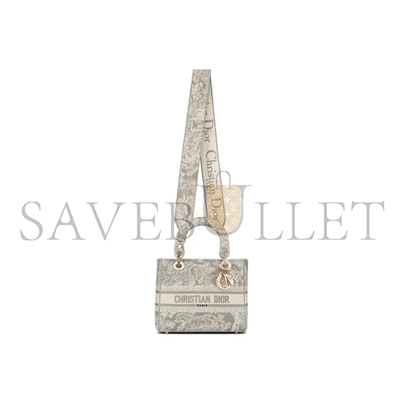 DIOR MEDIUM LADY D-LITE BAG M0565ORGO-M932 (24*20*11cm) 